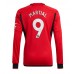 Manchester United Anthony Martial #9 Hjemmedrakt 2023-24 Lange ermer